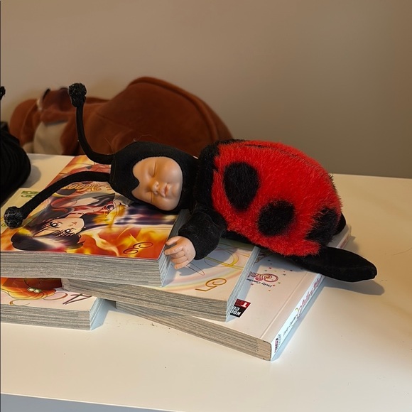 Vintage 1998 Anne geddes Ladybug Plush Doll - Picture 1 of 3